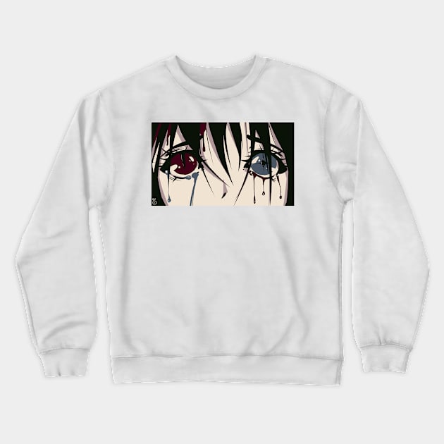 old anime Crewneck Sweatshirt by BadgerWife